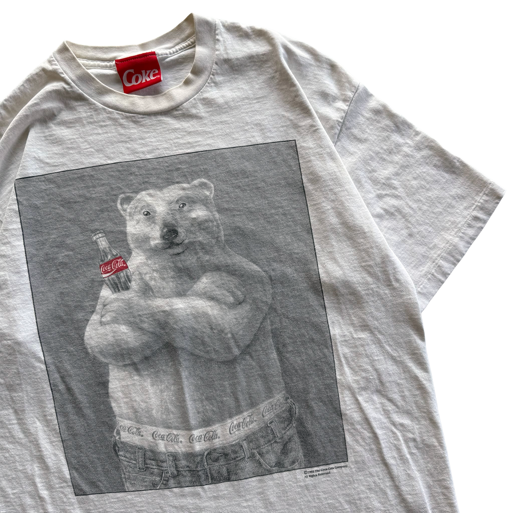 Vintage 1995 Coca Cola Coke Polar Bear Tee