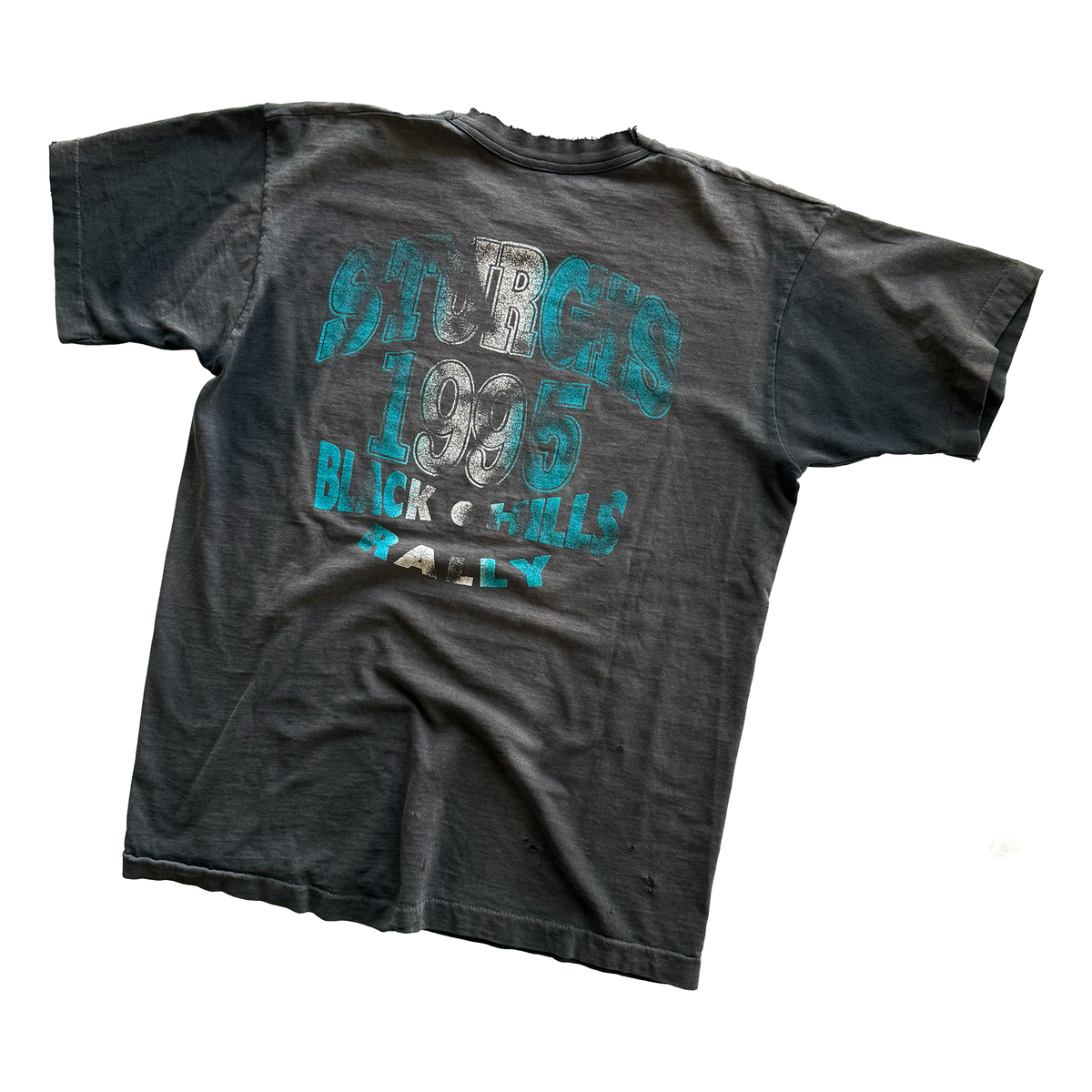 Vintage 1995 Sturgis Black Hills Rally Motorcycle Fader Tee