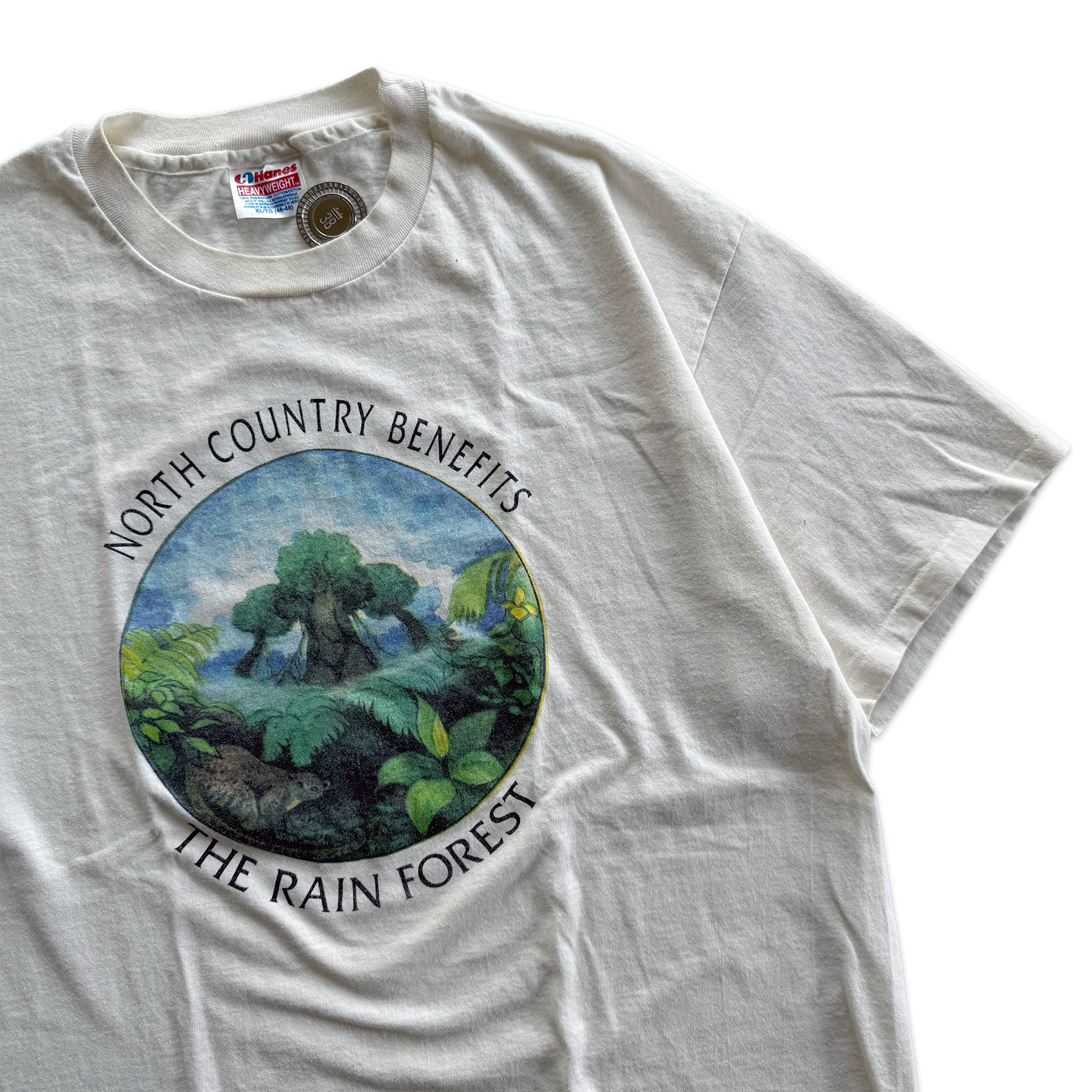 Vintage 1992 Rain Forest Conservation Nature Tee