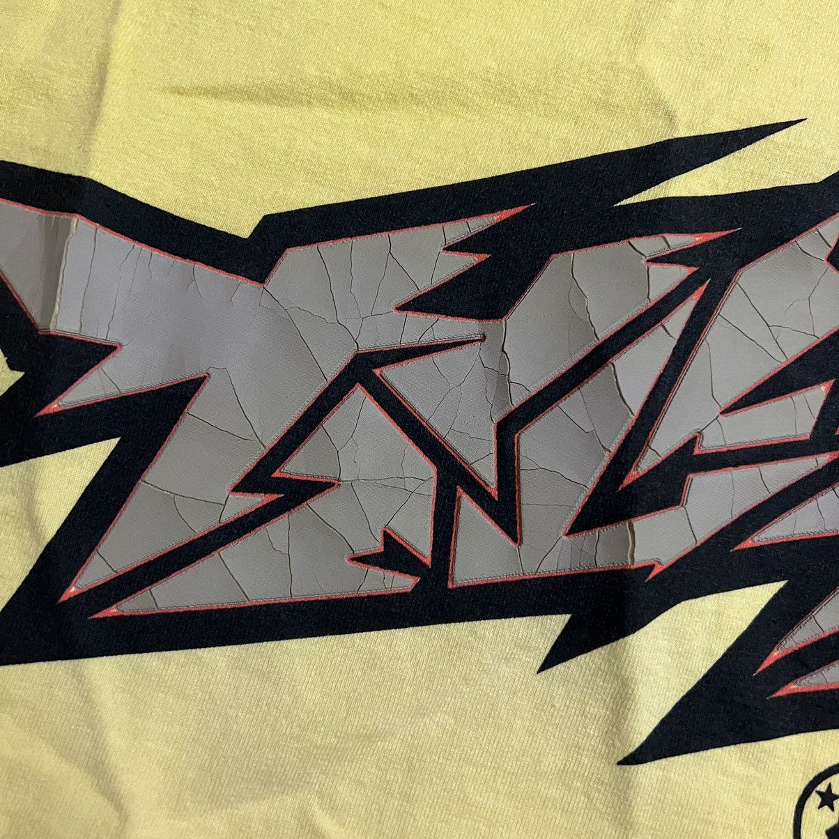 Hellstar Crack Print Logo Unreleased Tee