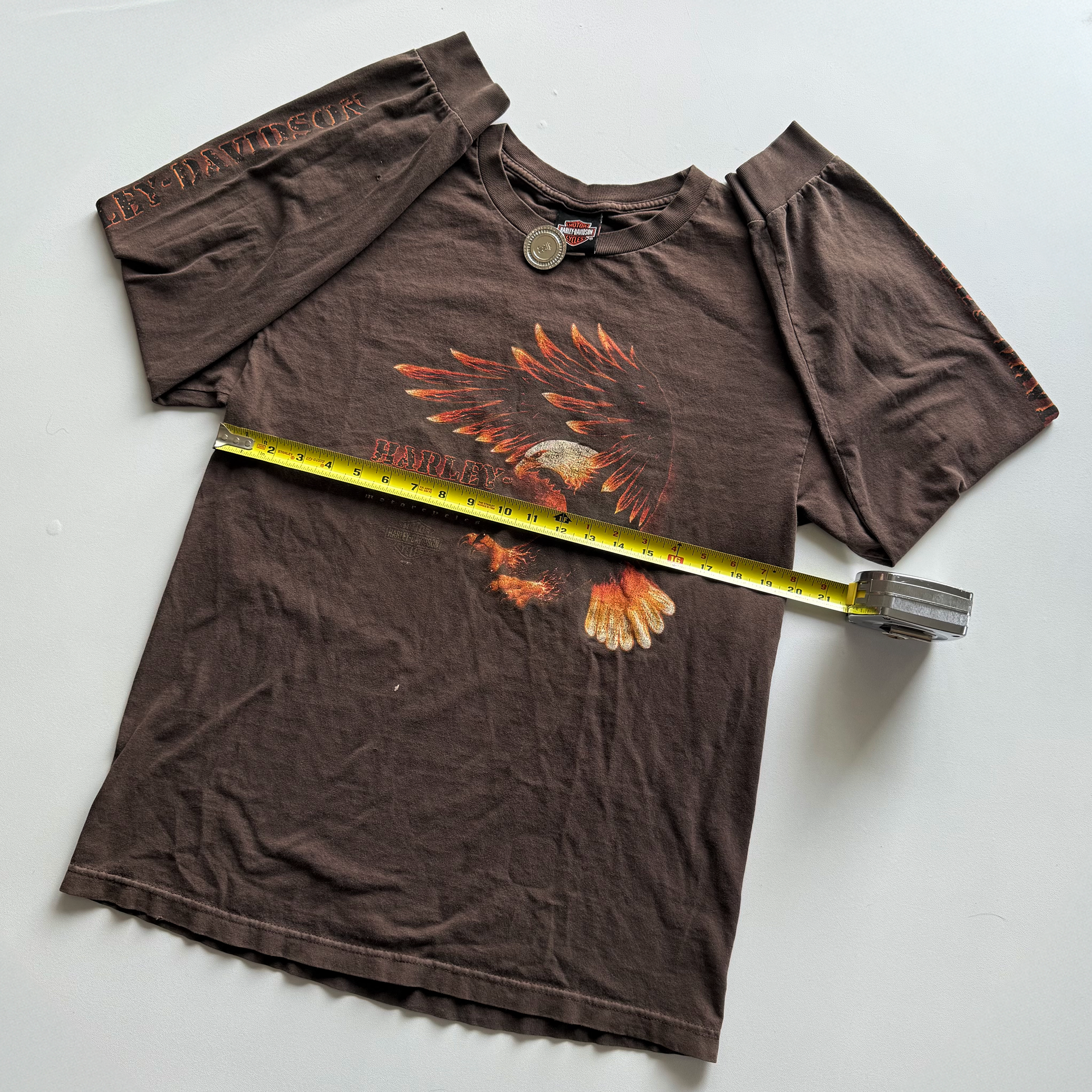 Vintage Harley Davidson 2000s Y2K Eagle L/S Tee
