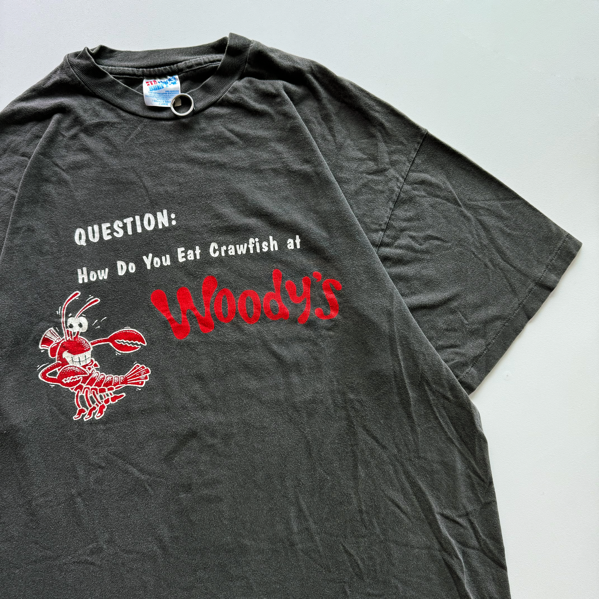 Vintage 1990s Woody's Crawfish Tee