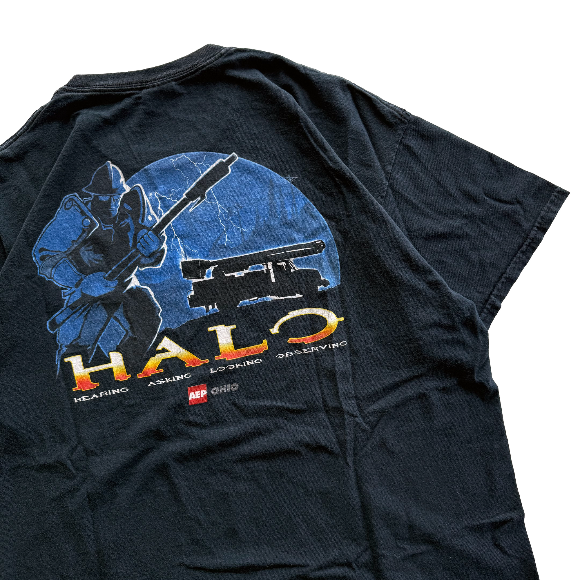 Vintage 2000s Halo Parody AEP Ohio Tee