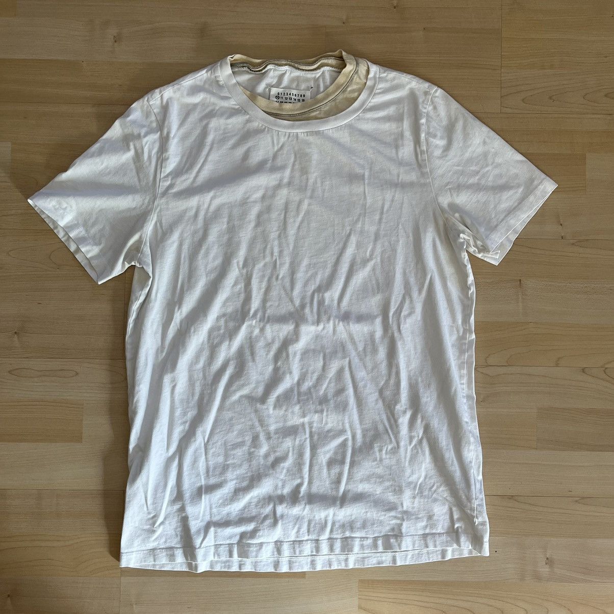 Maison Margiela FW17 Double Layered Neck Tee