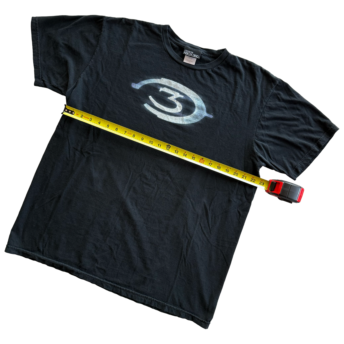 Vintage 2007 Halo 3 Logo Finish The Fight Promo Tee
