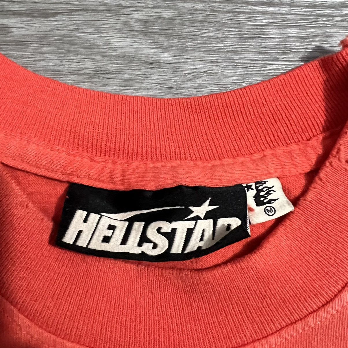 Hellstar Crack Print Logo Tee