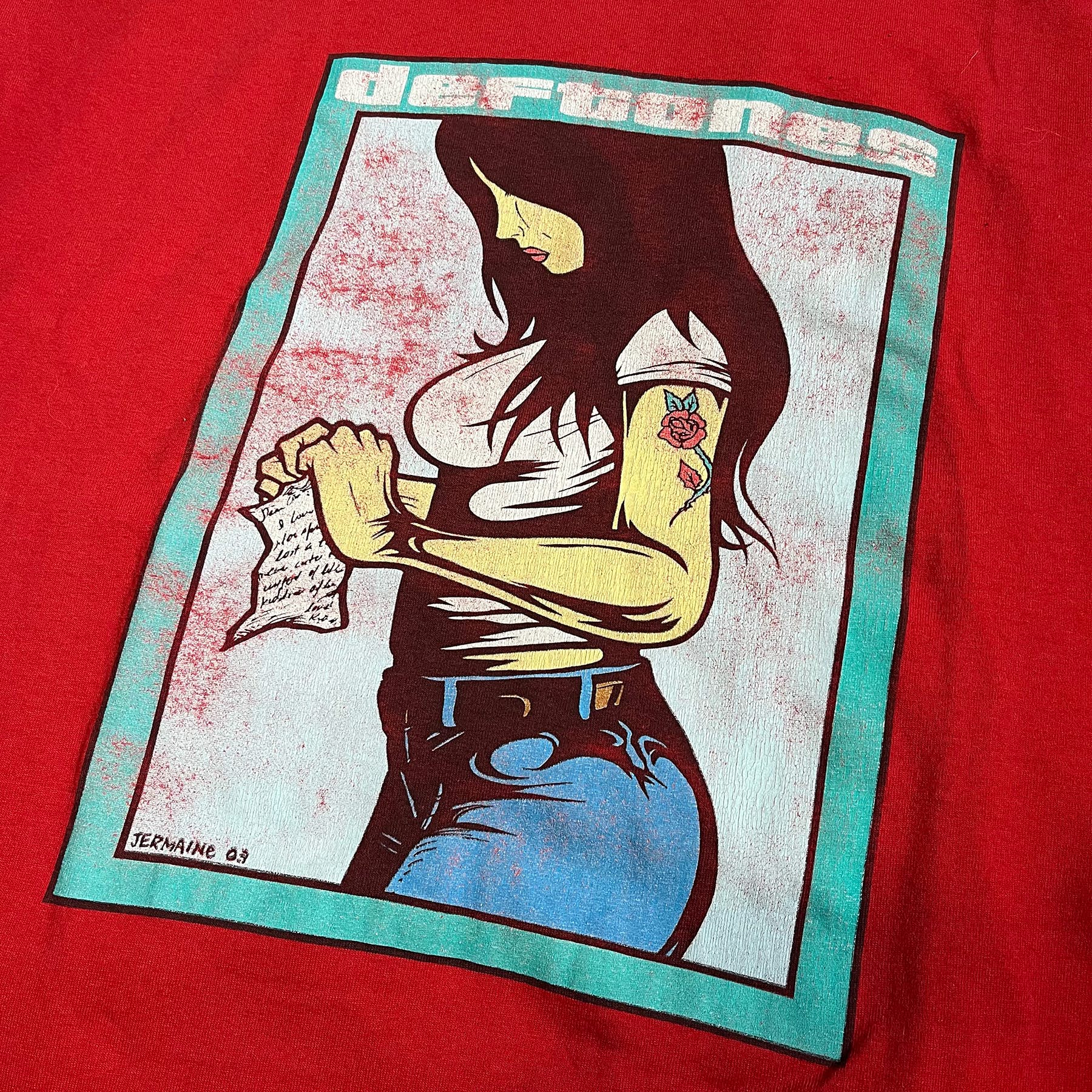 Vintage 2003 Deftones Jermaine Rogers Tee