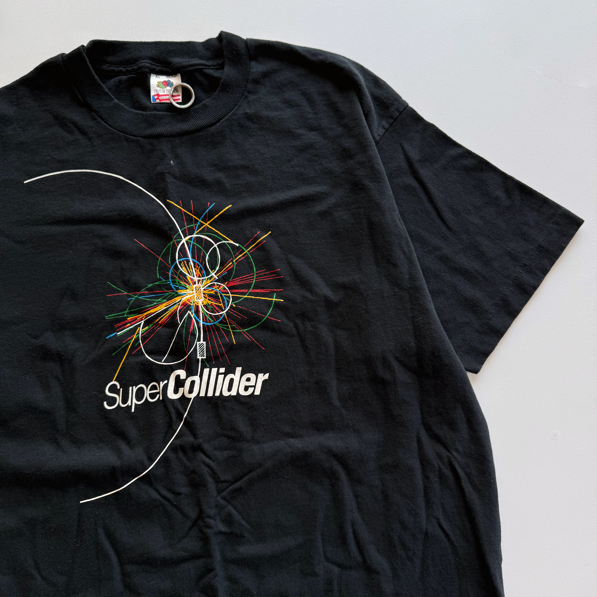 Vintage 1990s Supercollider CERN Fermilab NASA SETI Tee