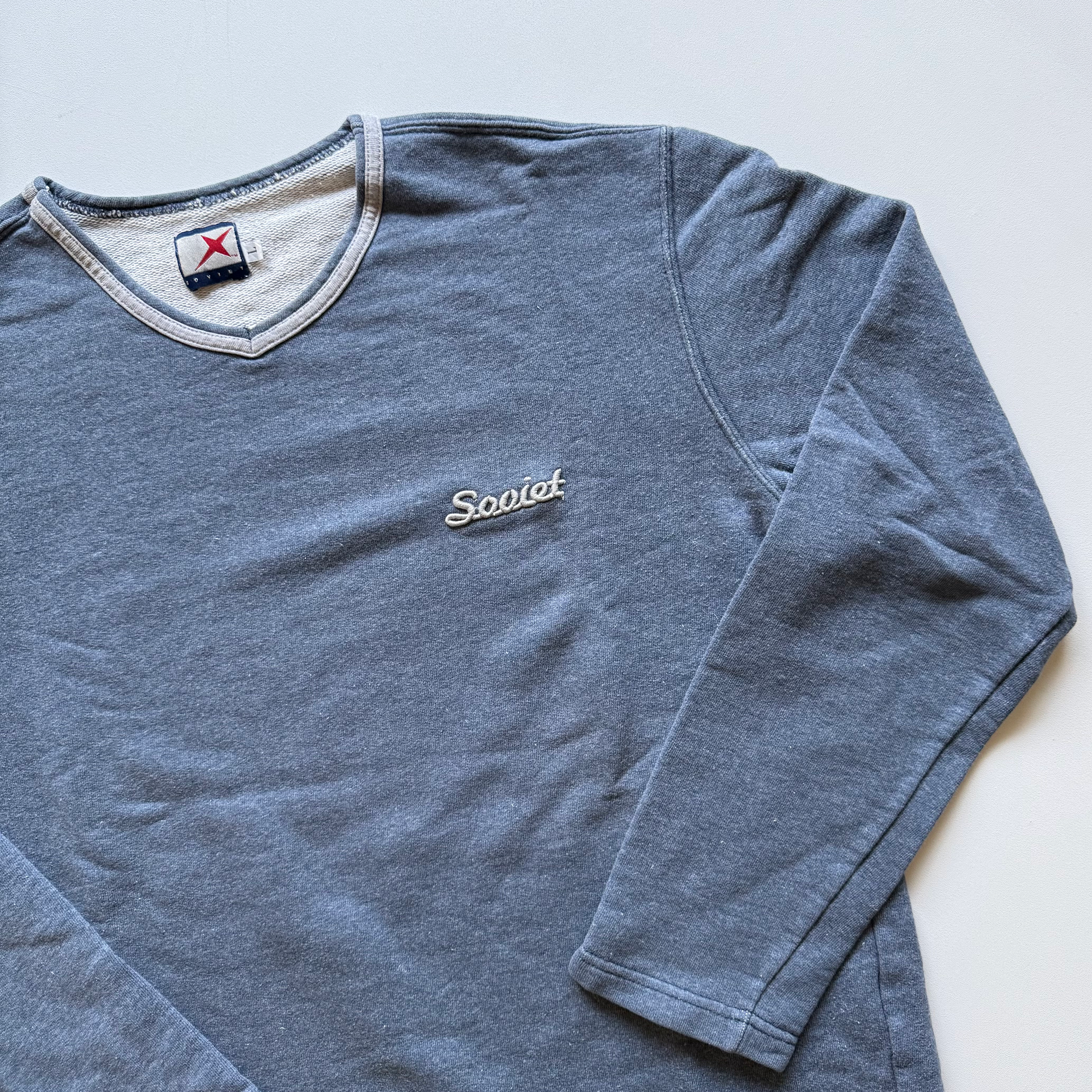 Vintage 1990s Soviet Script Sweatshirt