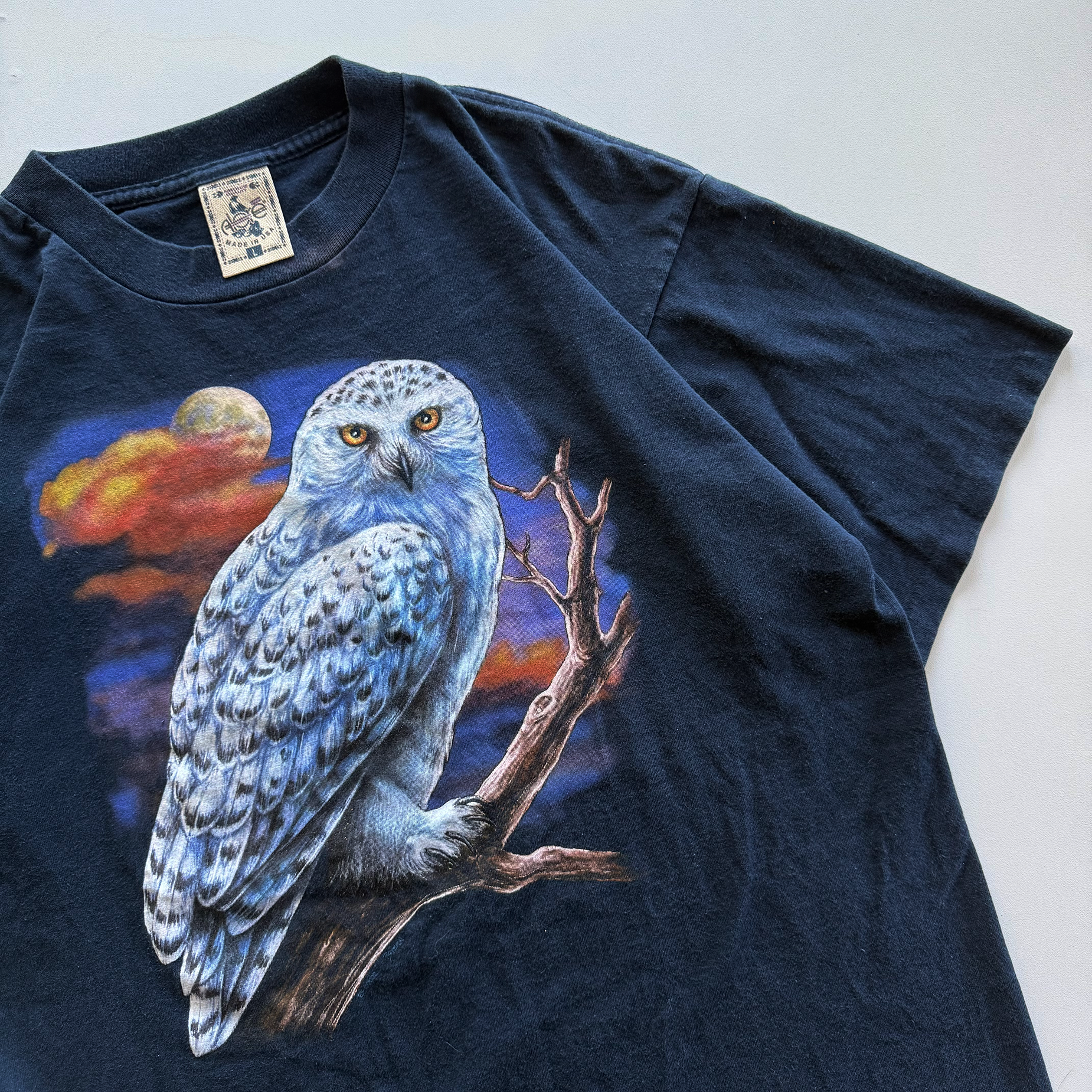 Vintage 1990s Vintage Snowy Owl Tee