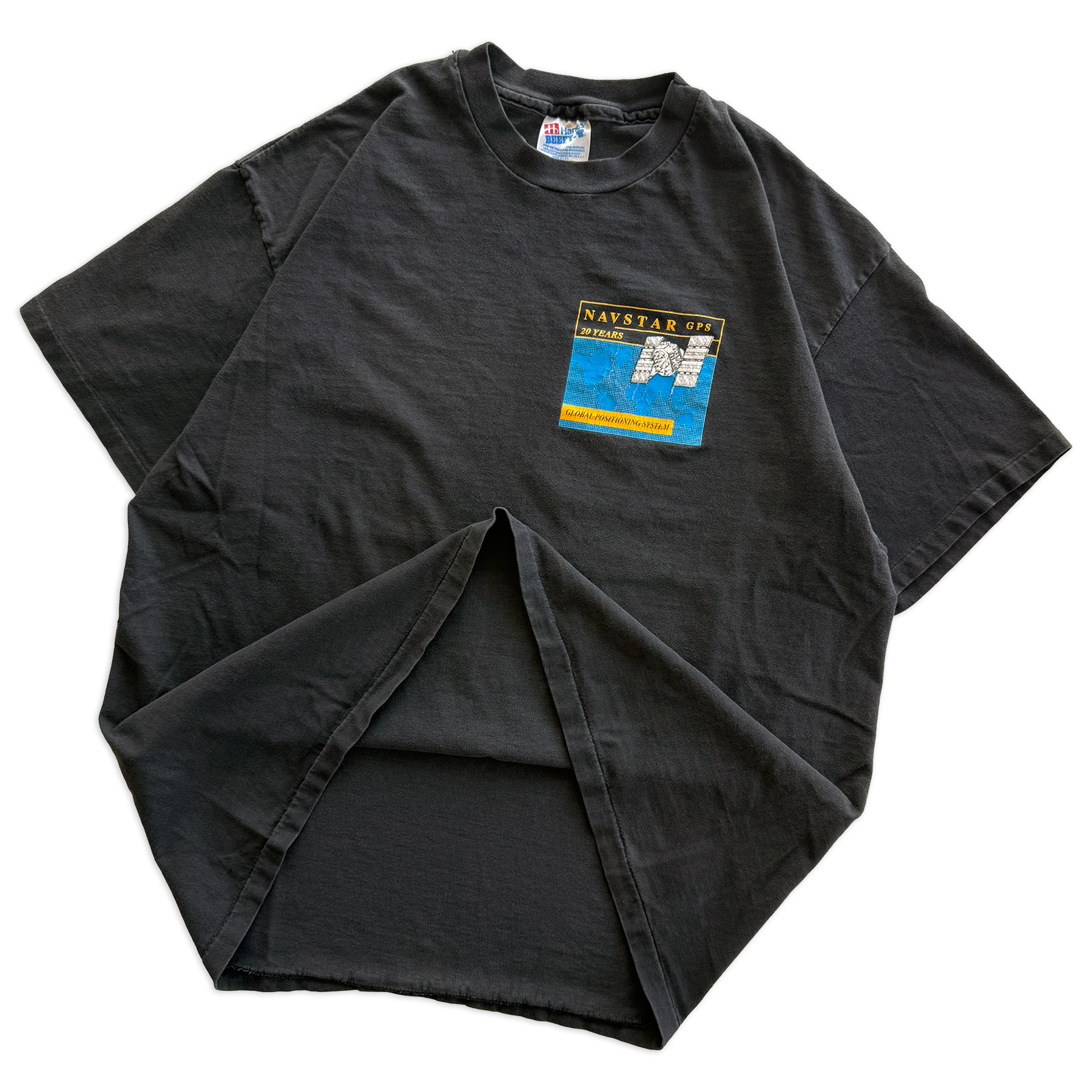 Vintage 1993 Navstar GPS Space Force Satellite Tee