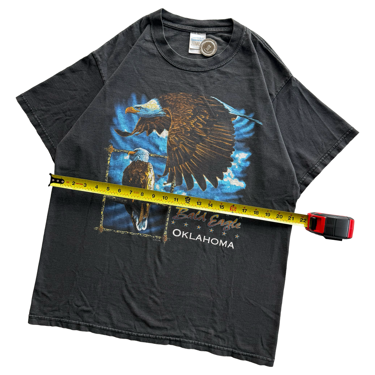 Vintage 1997 American Bald Eagle USA Fader Tee