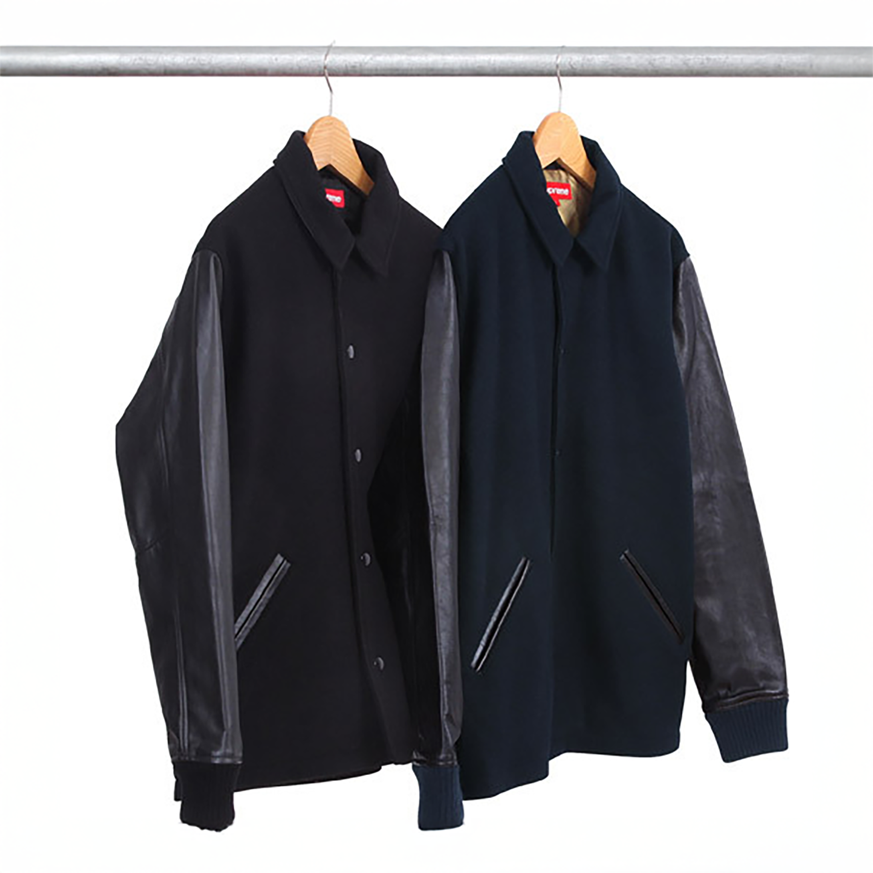 Supreme FW11 Miners Wool Leather Varsity Jacket