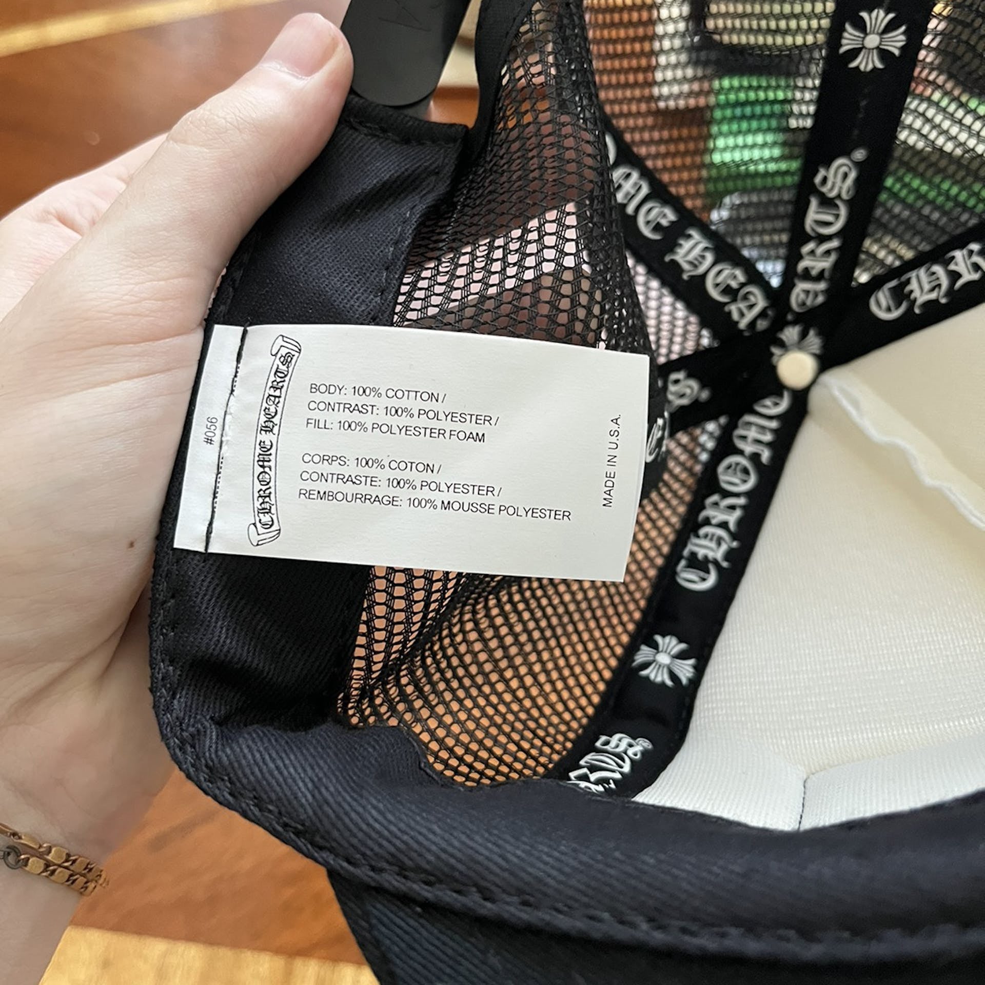 Chrome Hearts CH Hollywood Trucker Hat