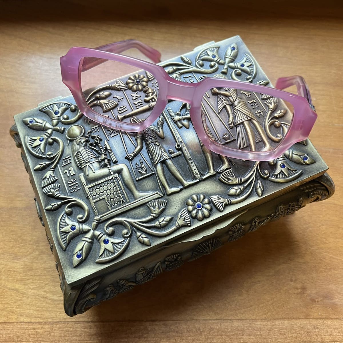 Chrome Hearts x Matty Boy "TV Party" Pink Sunglasses