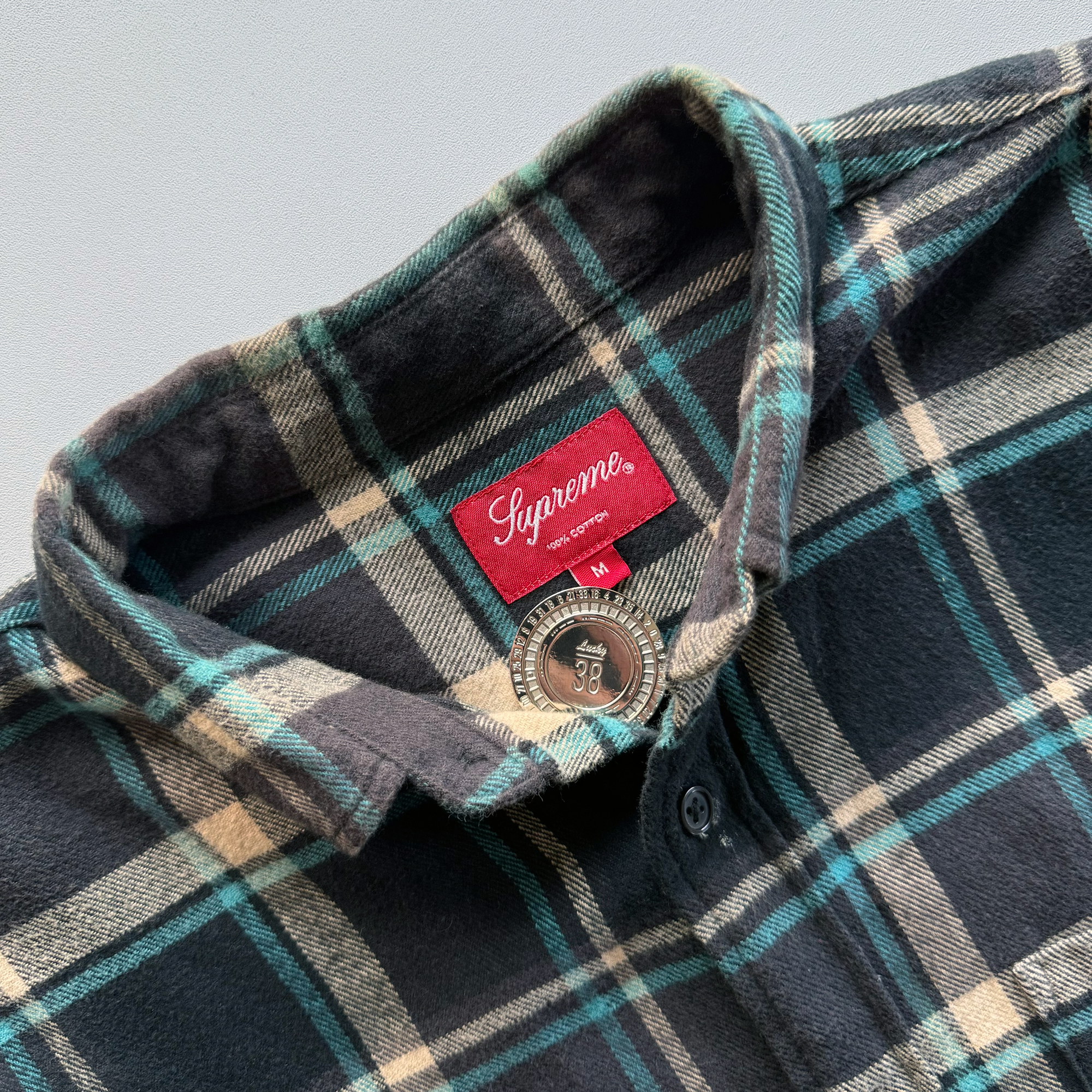Supreme SS19 Plaid Flannel Button Up Shirt