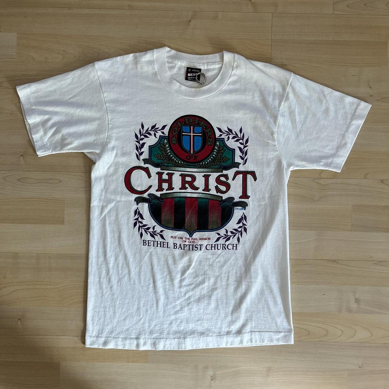 Vintage 1992 Soldiers of Christ Tee