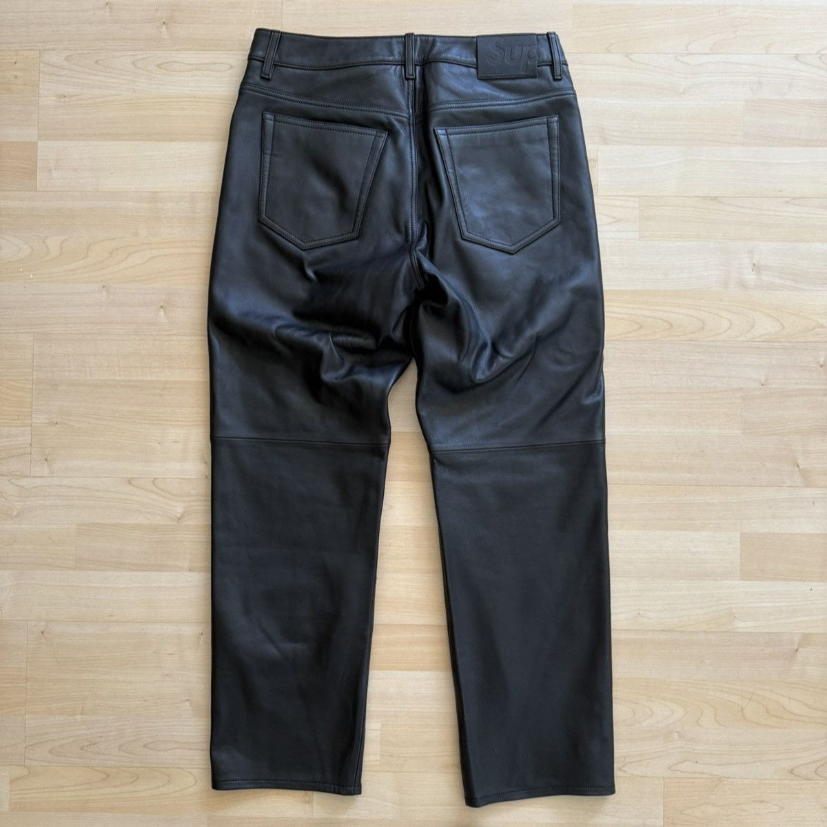 Supreme FW22 Leather 5-Pocket Jeans