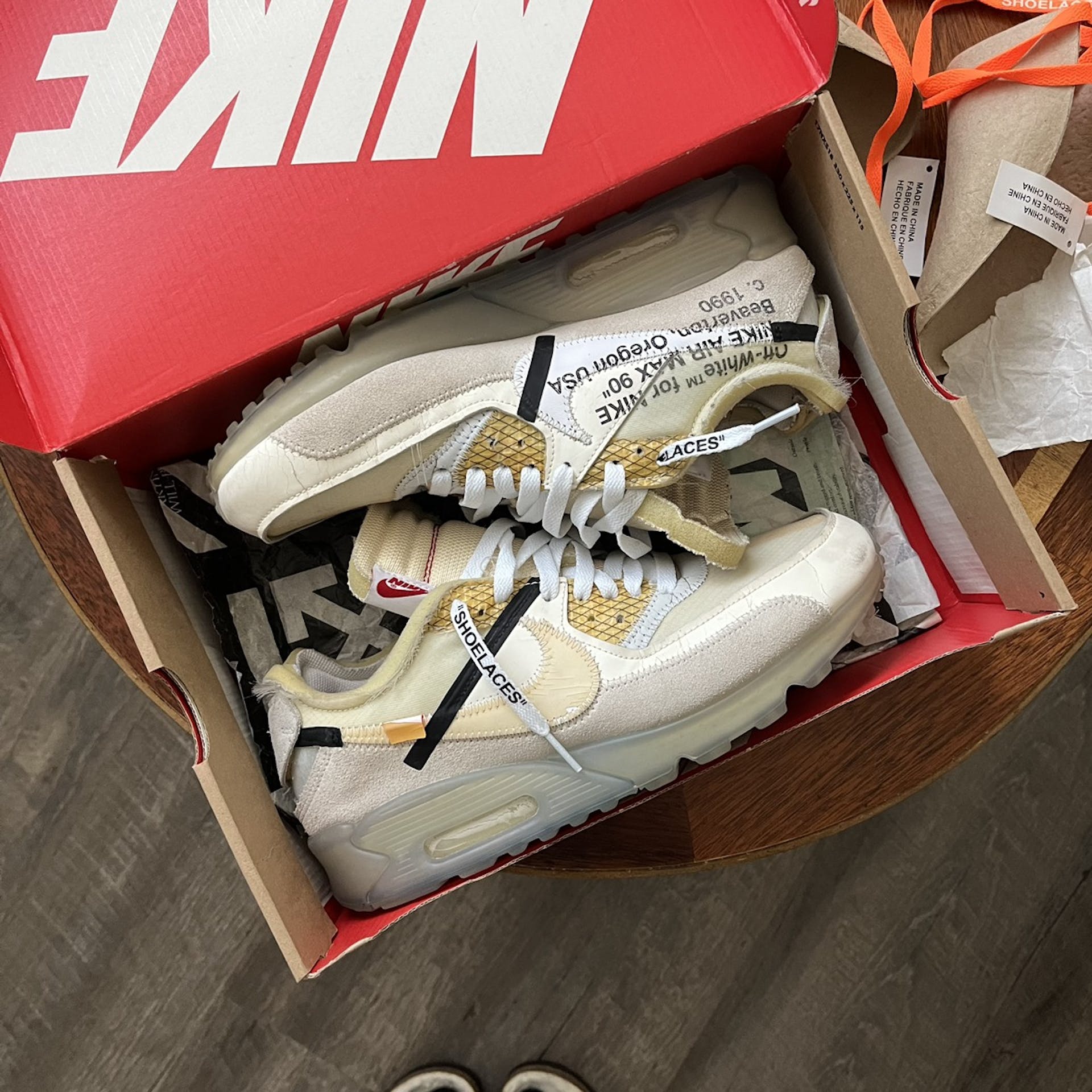 Nike x Off White 2017 "The Ten" Air Max 90