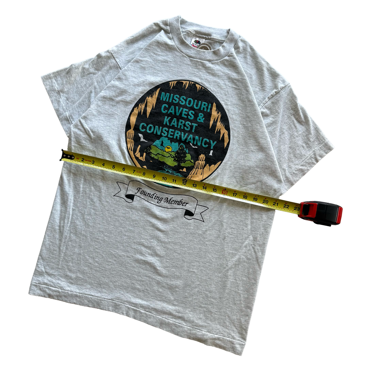 Vintage 1992 Missouri Caves Conservancy Founding Member Tee