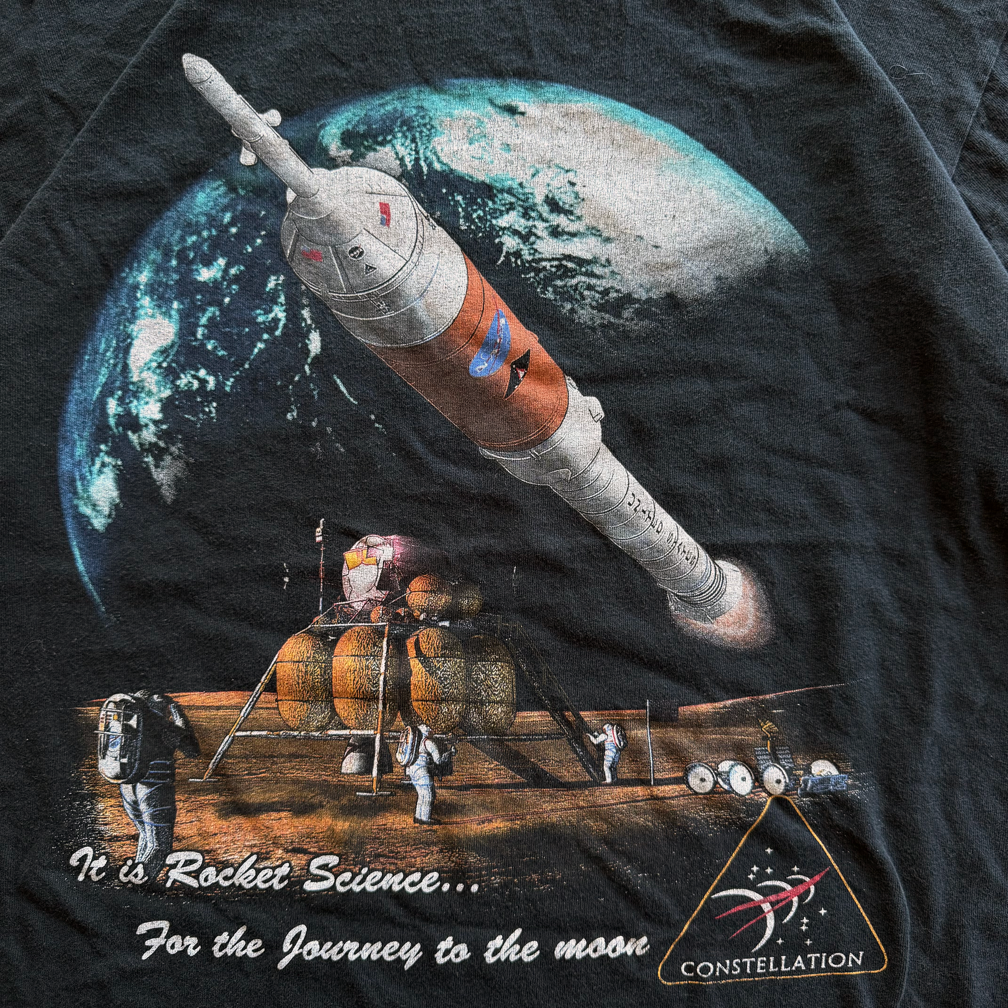 Vintage 2005 NASA Constellation Lunar Program Tee