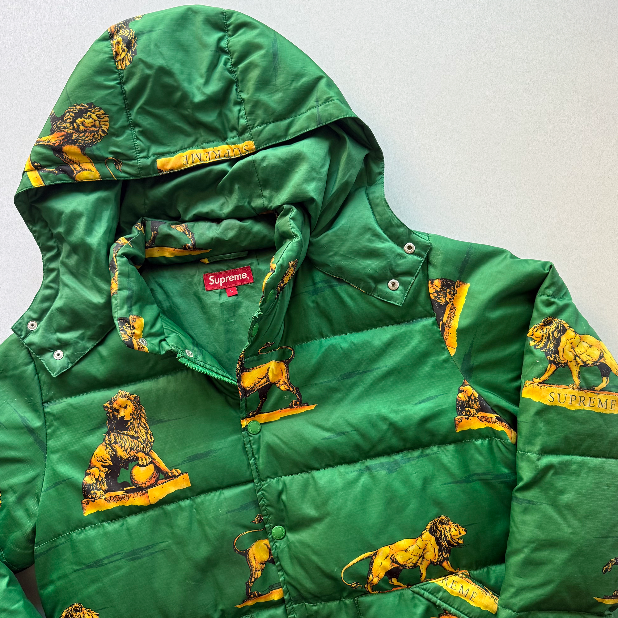Supreme FW13 Lions Puffy Jacket