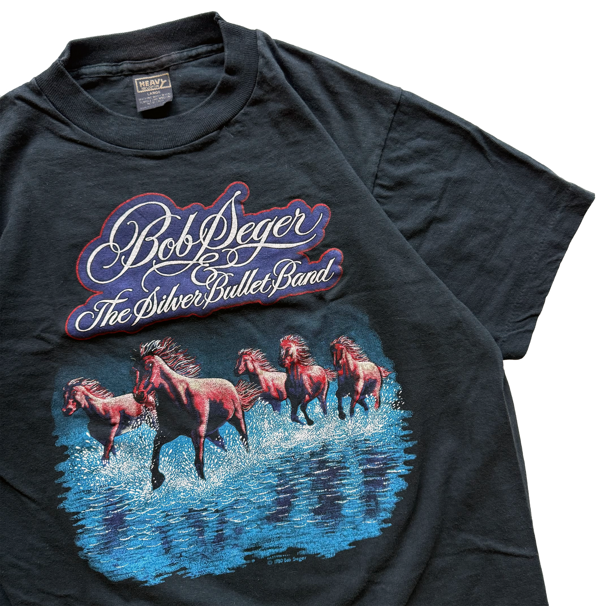 Vintage 1980 Bob Seger & The Silver Bullet Band Tour Tee