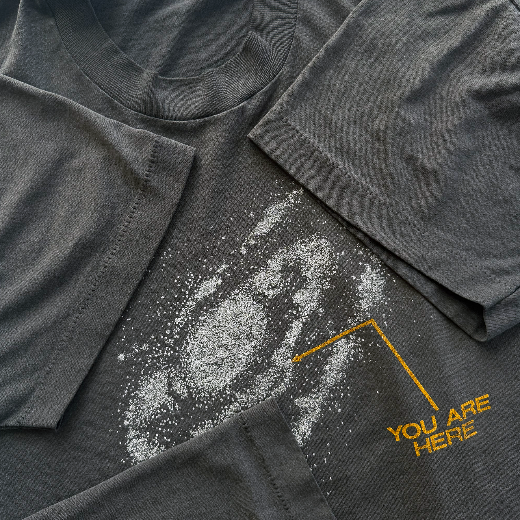 Vintage 1990s NASA You Are Here Galaxy Solar System Tee