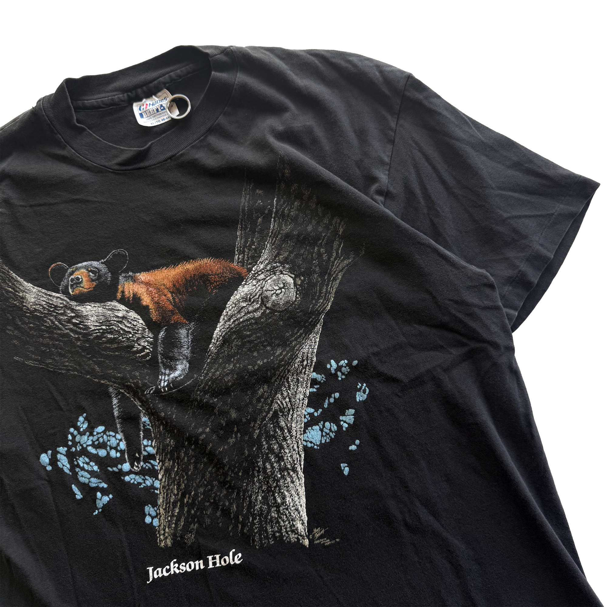 Vintage 1990 Black Bear Jackson Hole Wyoming Tee