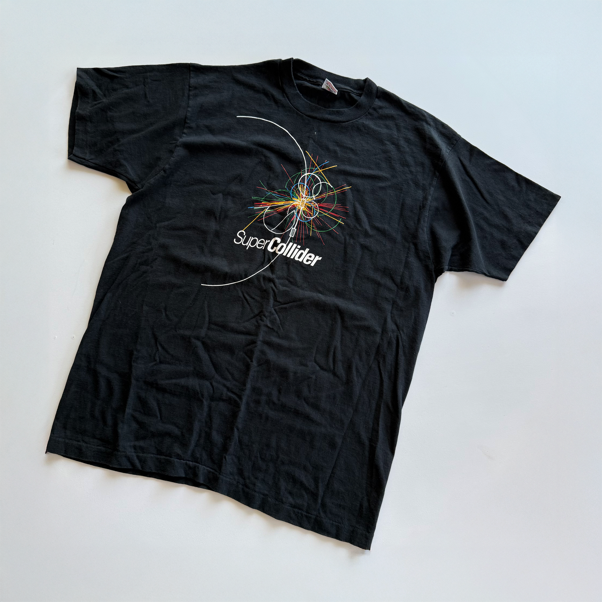 Vintage 1990s Supercollider CERN Fermilab NASA SETI Tee