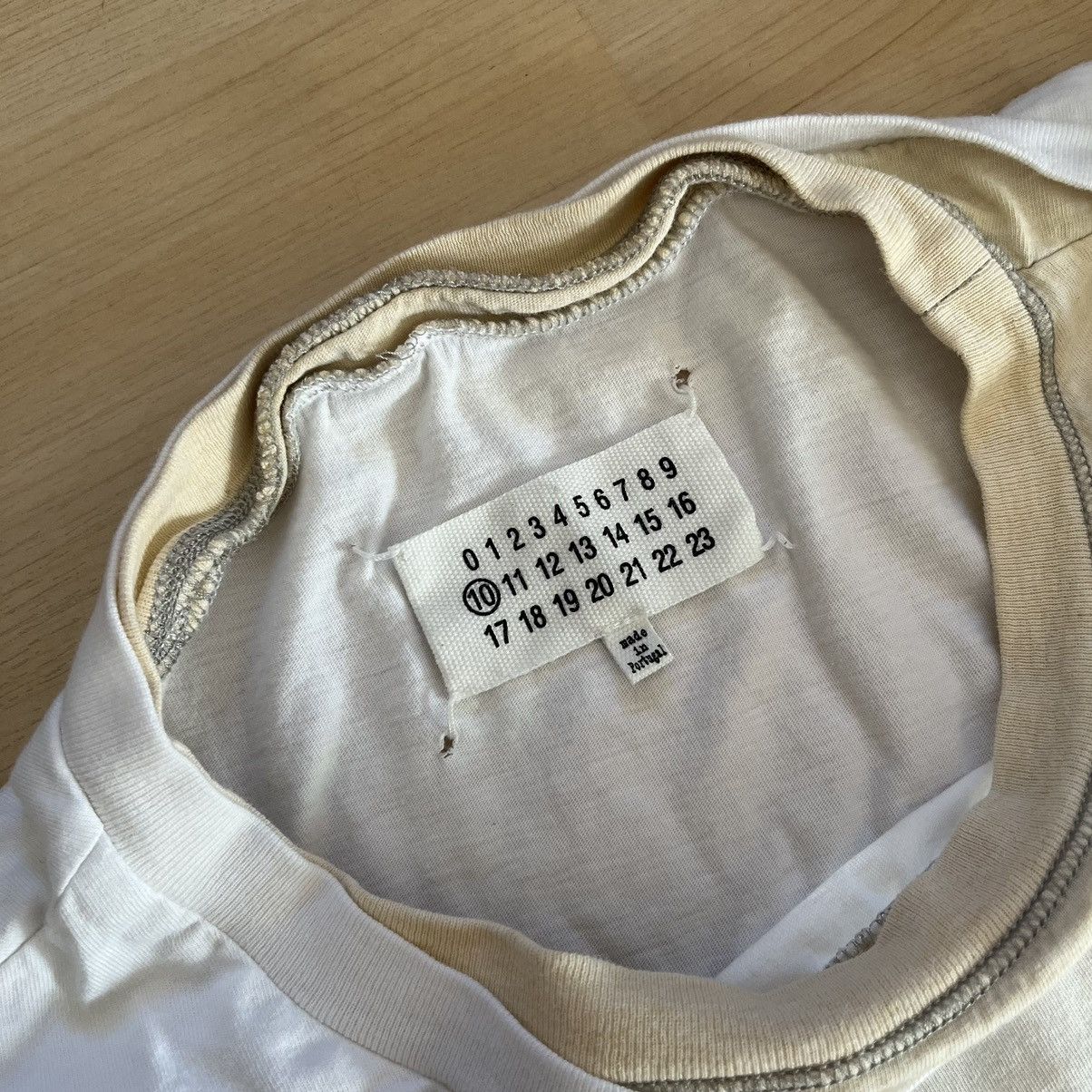 Maison Margiela FW17 Double Layered Neck Tee