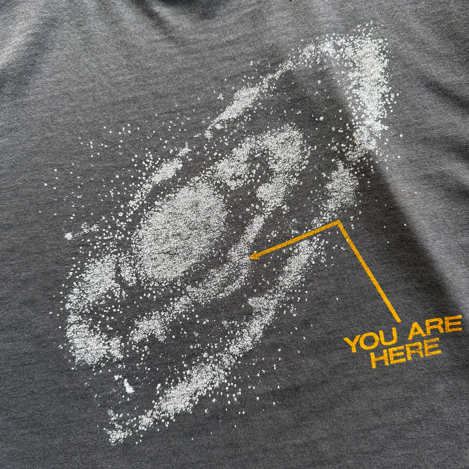 Vintage 1990s NASA You Are Here Galaxy Solar System Tee