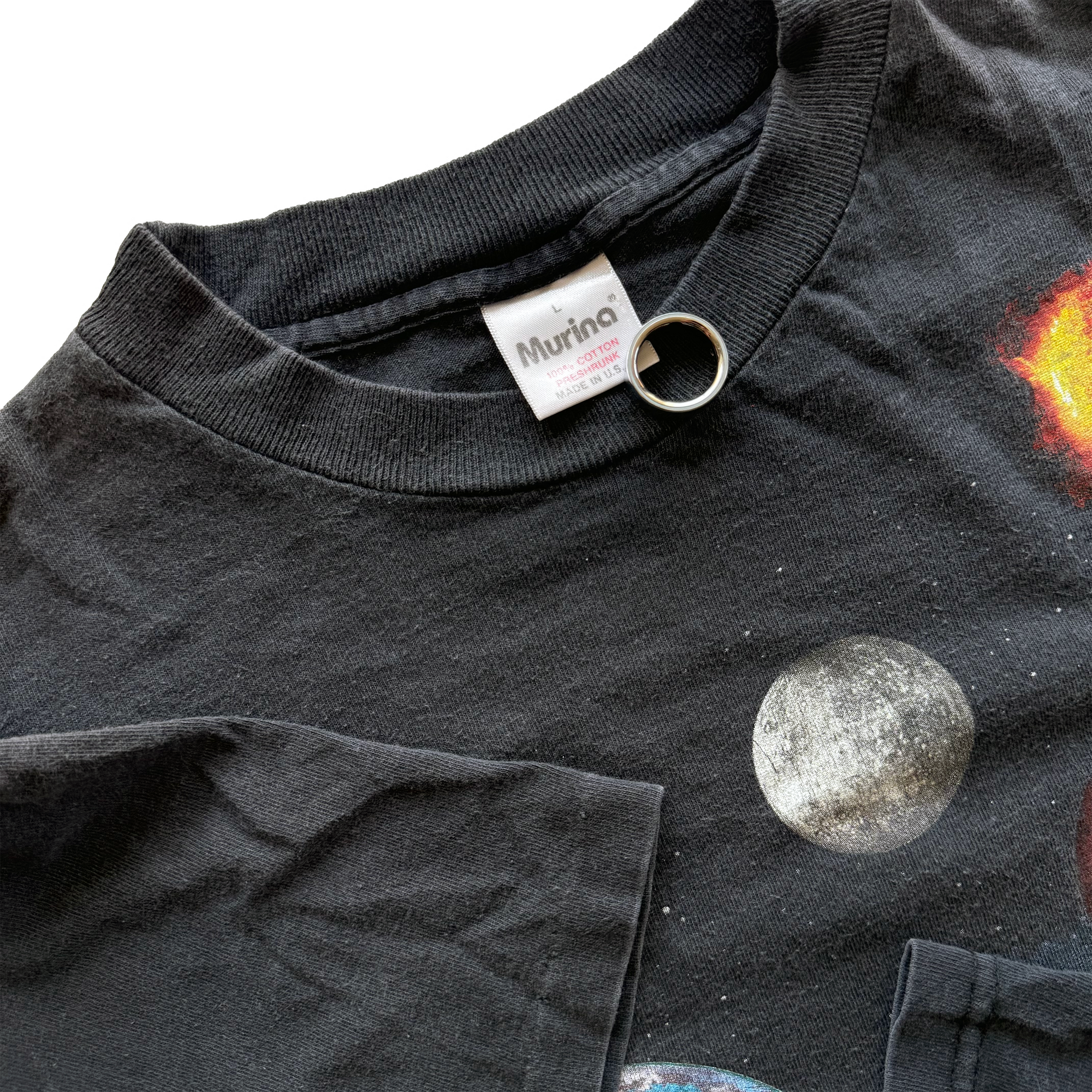 Vintage 1995 Milky Way Galaxy Solar System AOP Astronomy Tee