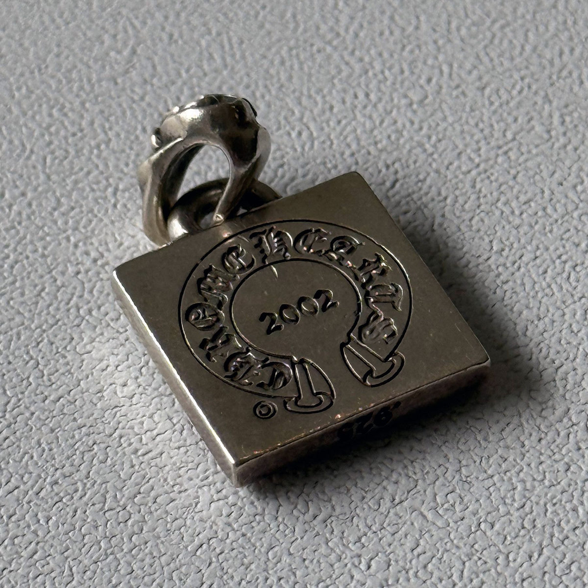 Chrome Hearts Framed Letter "T" Alphabet Charm Pendant