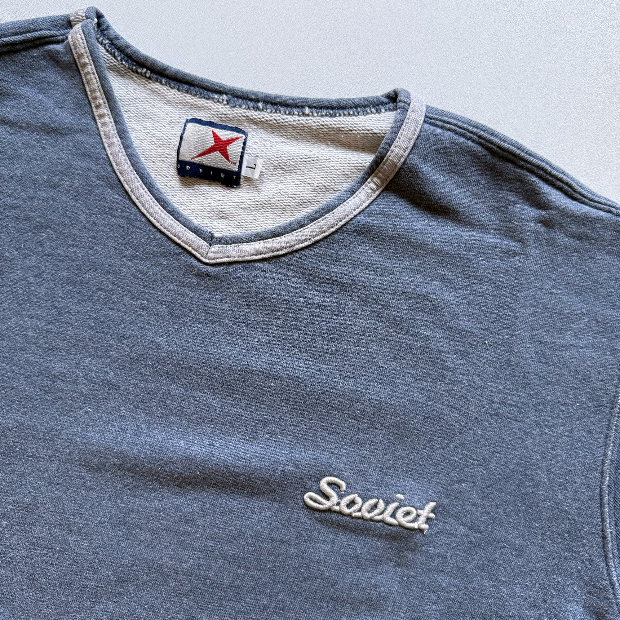 Vintage 1990s Soviet Script Sweatshirt
