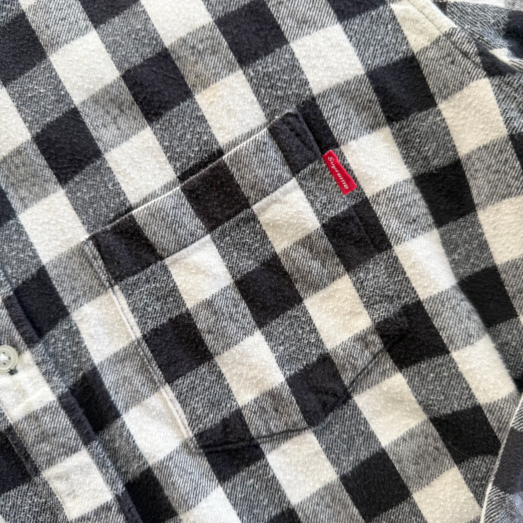 Supreme FW15 Small Buffalo Flannel Shirt