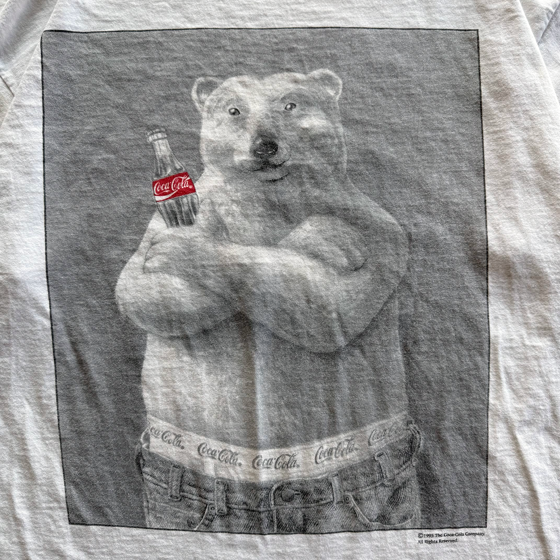 Vintage 1995 Coca Cola Coke Polar Bear Tee