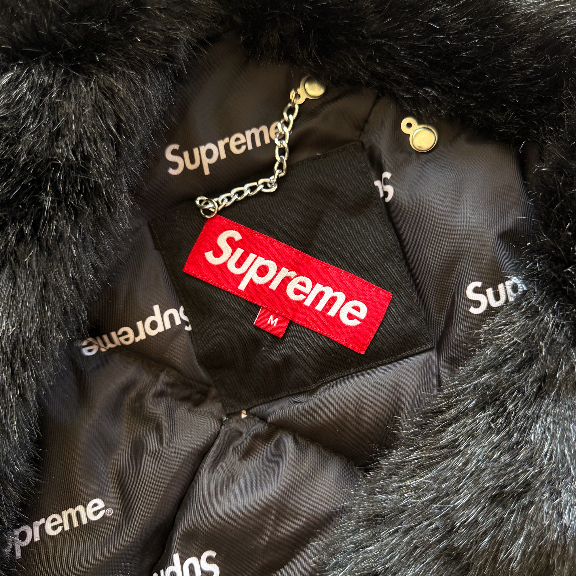 Supreme FW14 Down Trench Coat Jacket