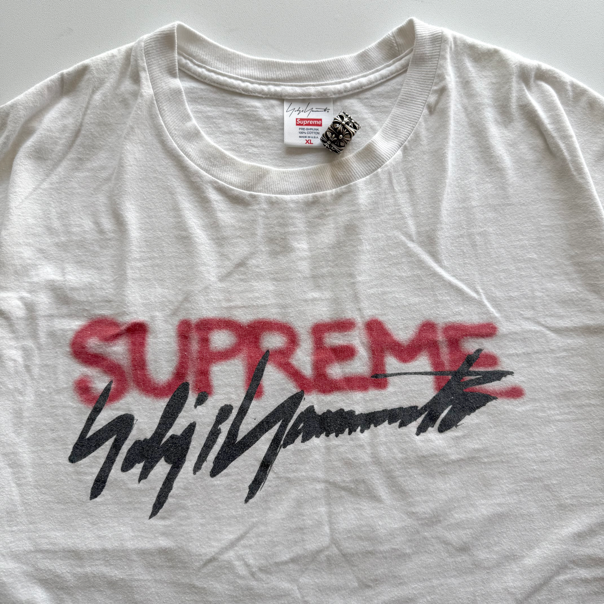 Supreme × Yohji Yamamoto FW20 Logo Tee