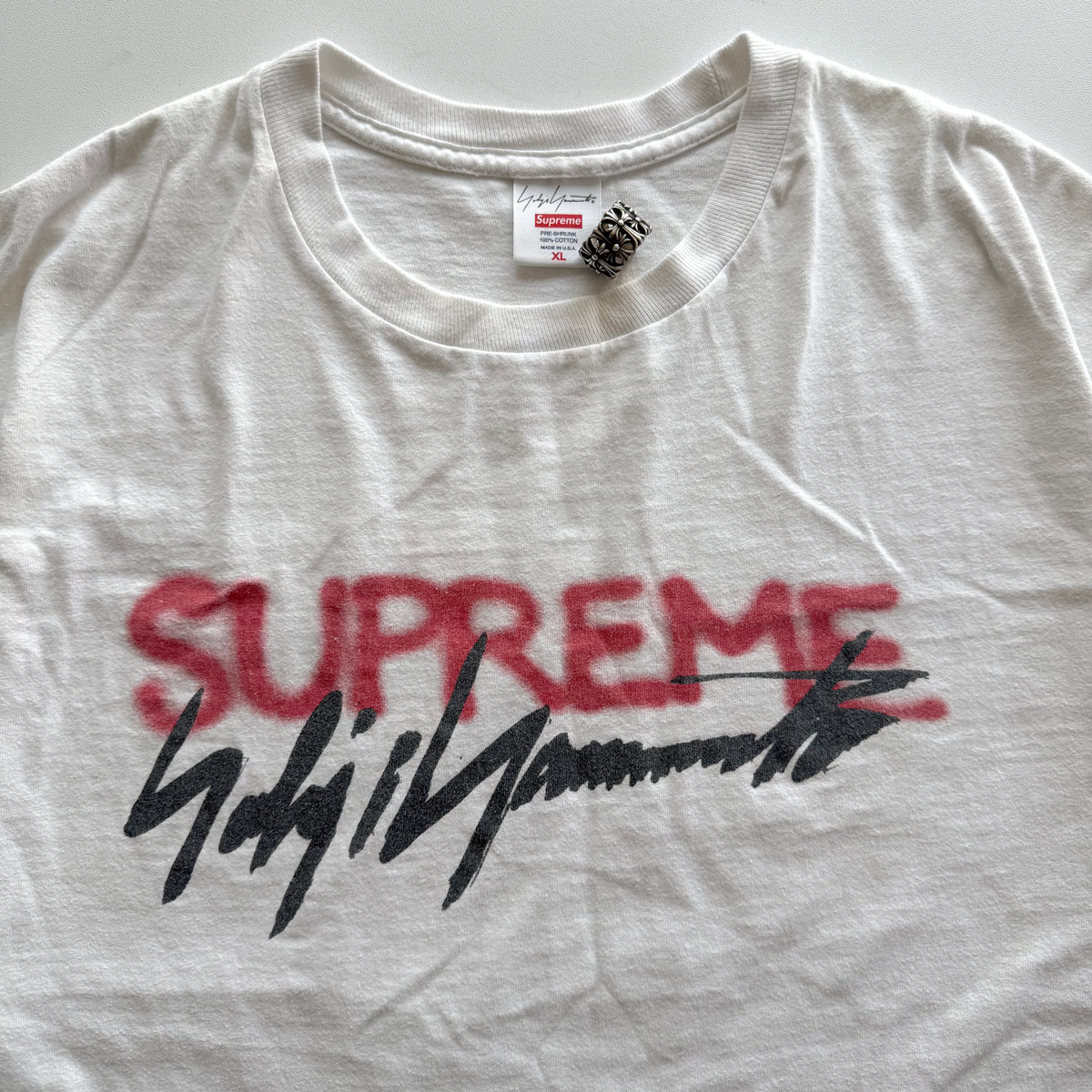 Supreme × Yohji Yamamoto FW20 Logo Tee