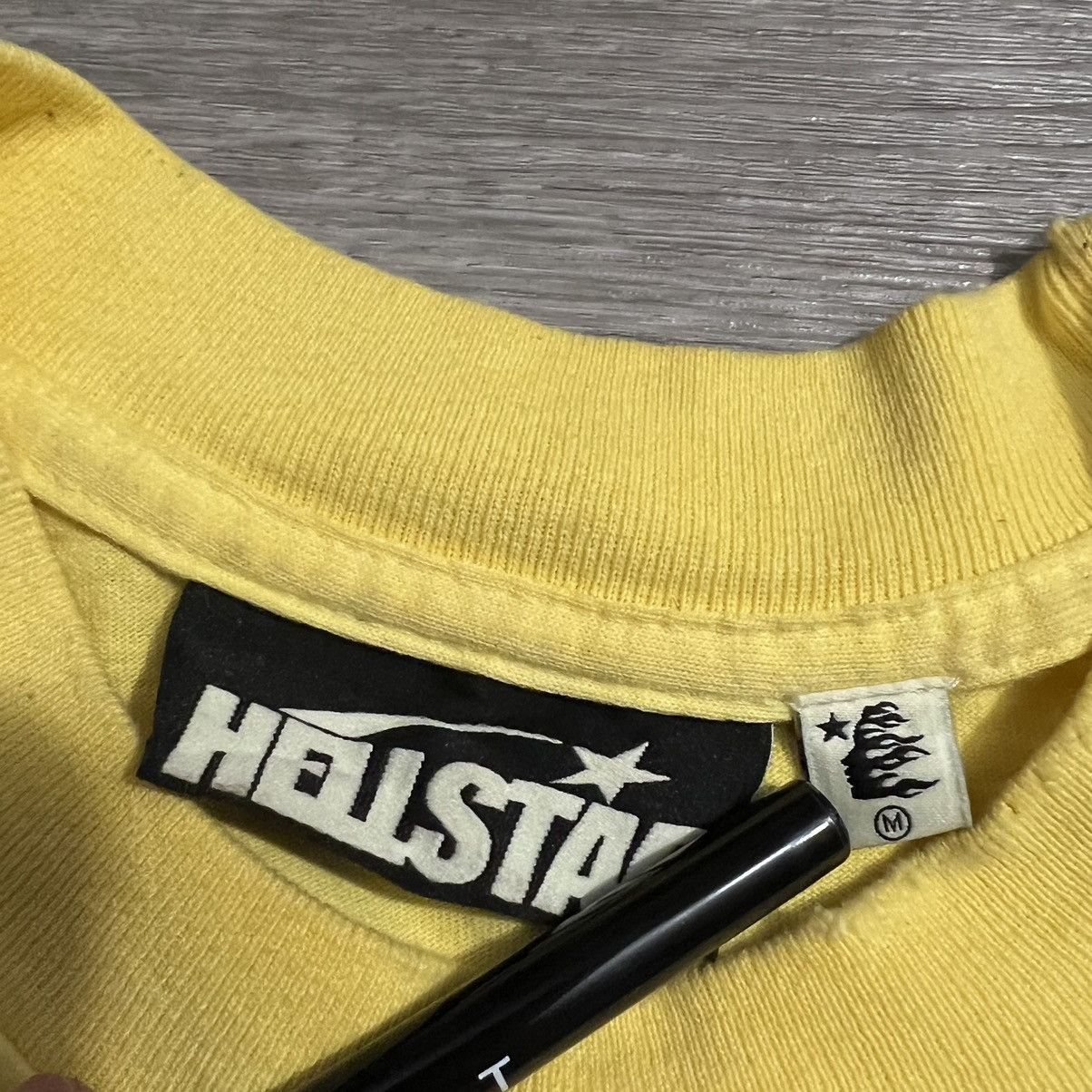Hellstar Crack Print Logo Unreleased Tee