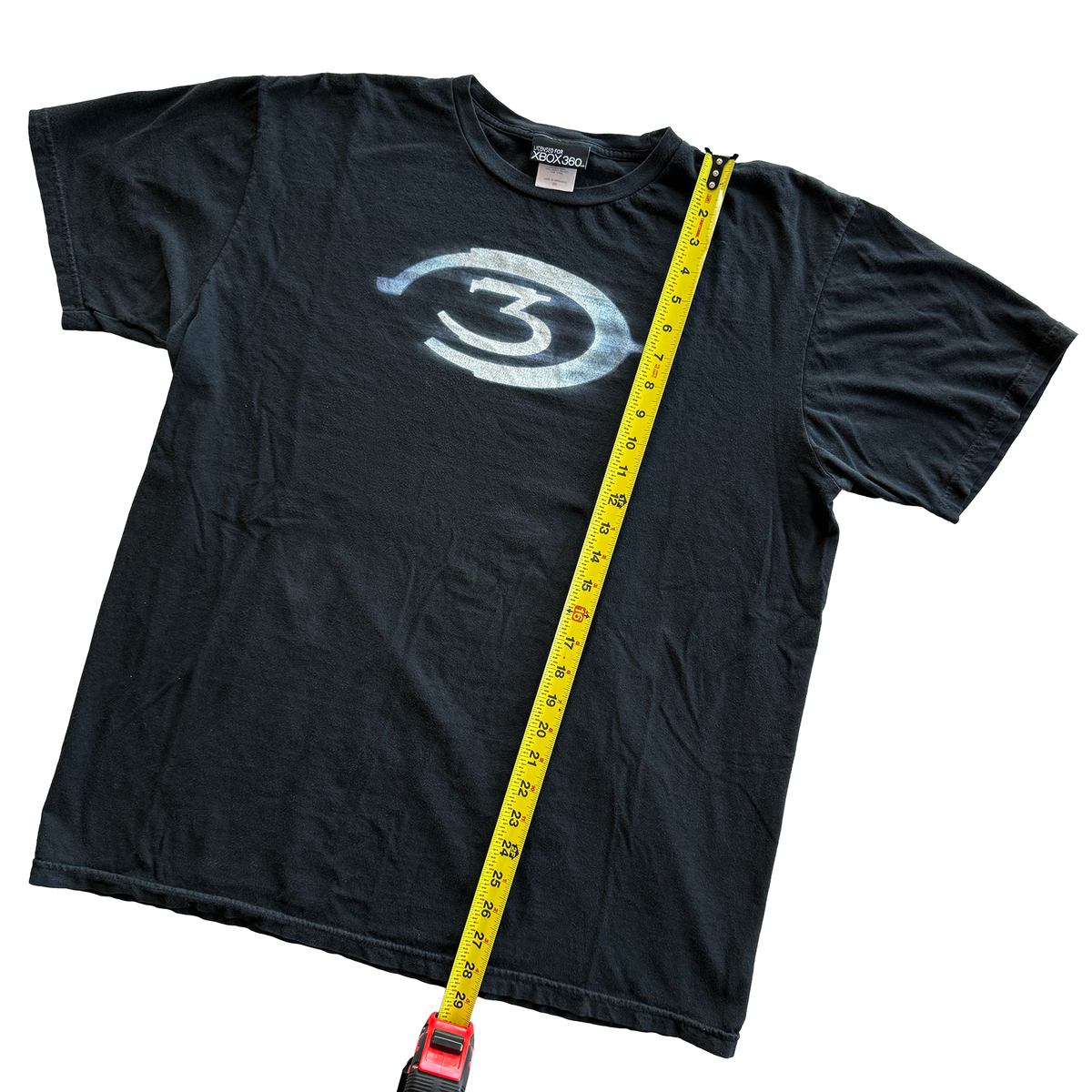 Vintage 2007 Halo 3 Logo Finish The Fight Promo Tee