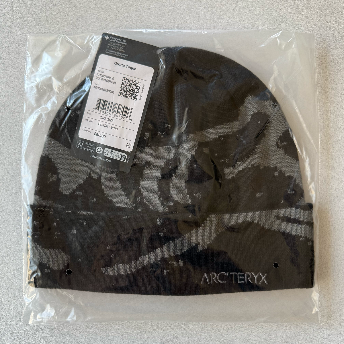 Arc'teryx Grotto Toque Beanie (BNWT)