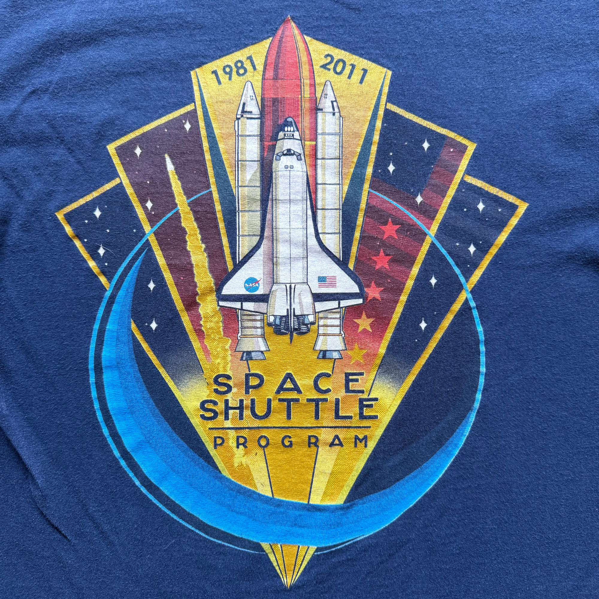 Vintage 2011 NASA Space Shuttle Program Tee