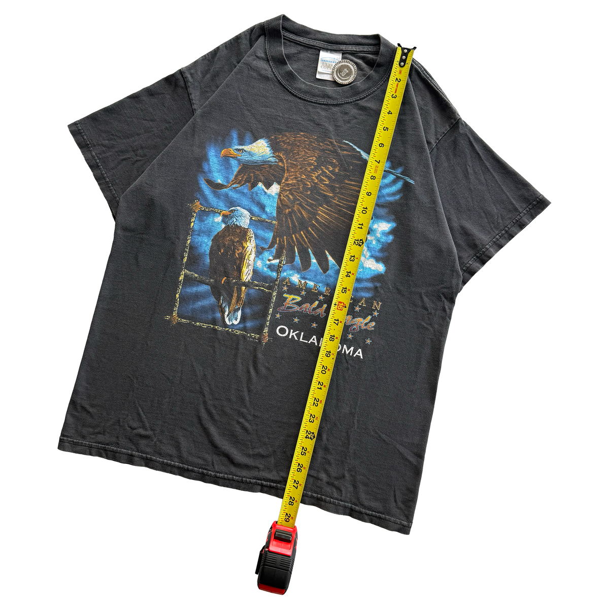 Vintage 1997 American Bald Eagle USA Fader Tee
