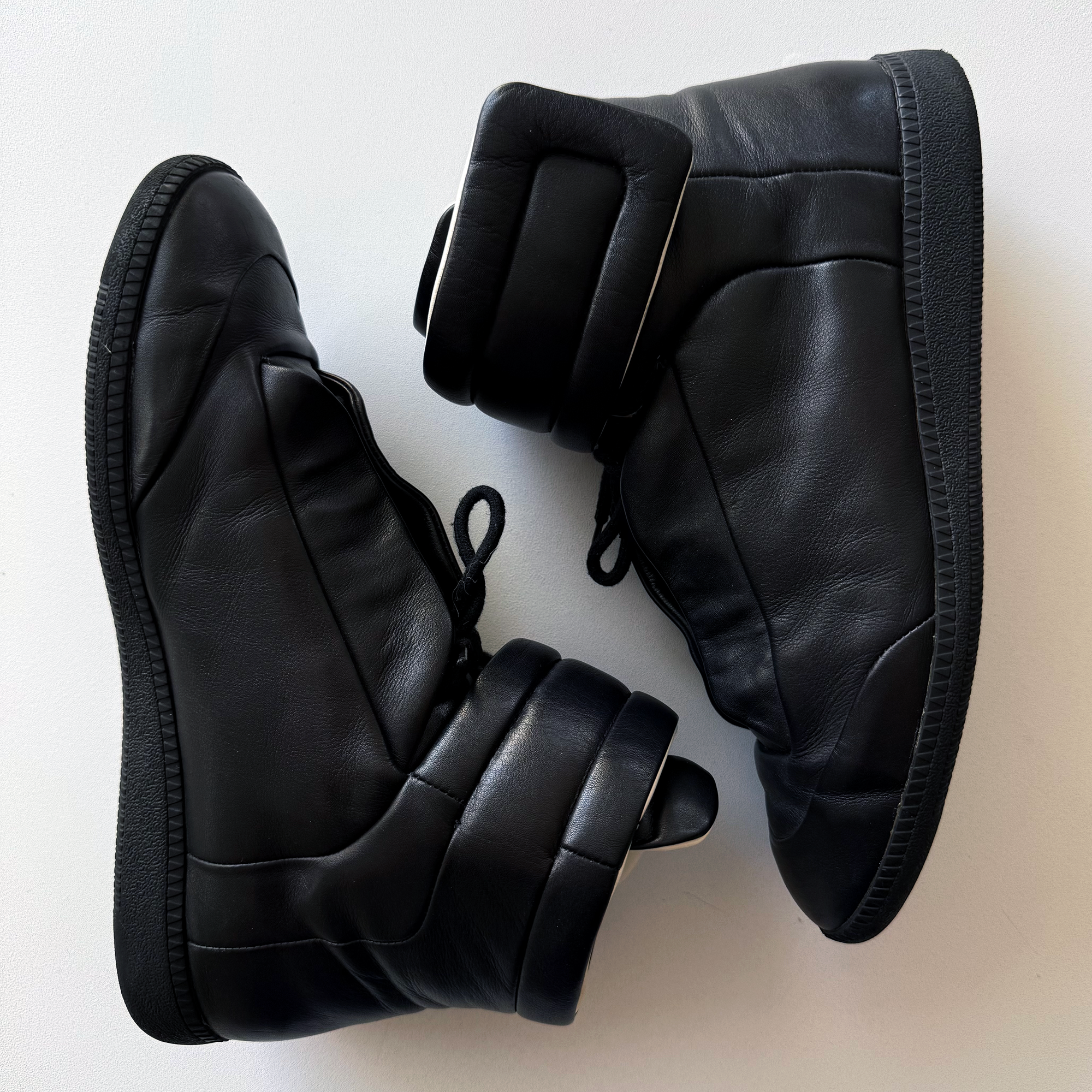 Maison Margiela Future Leather High Sneakers $1190 (EU 42)