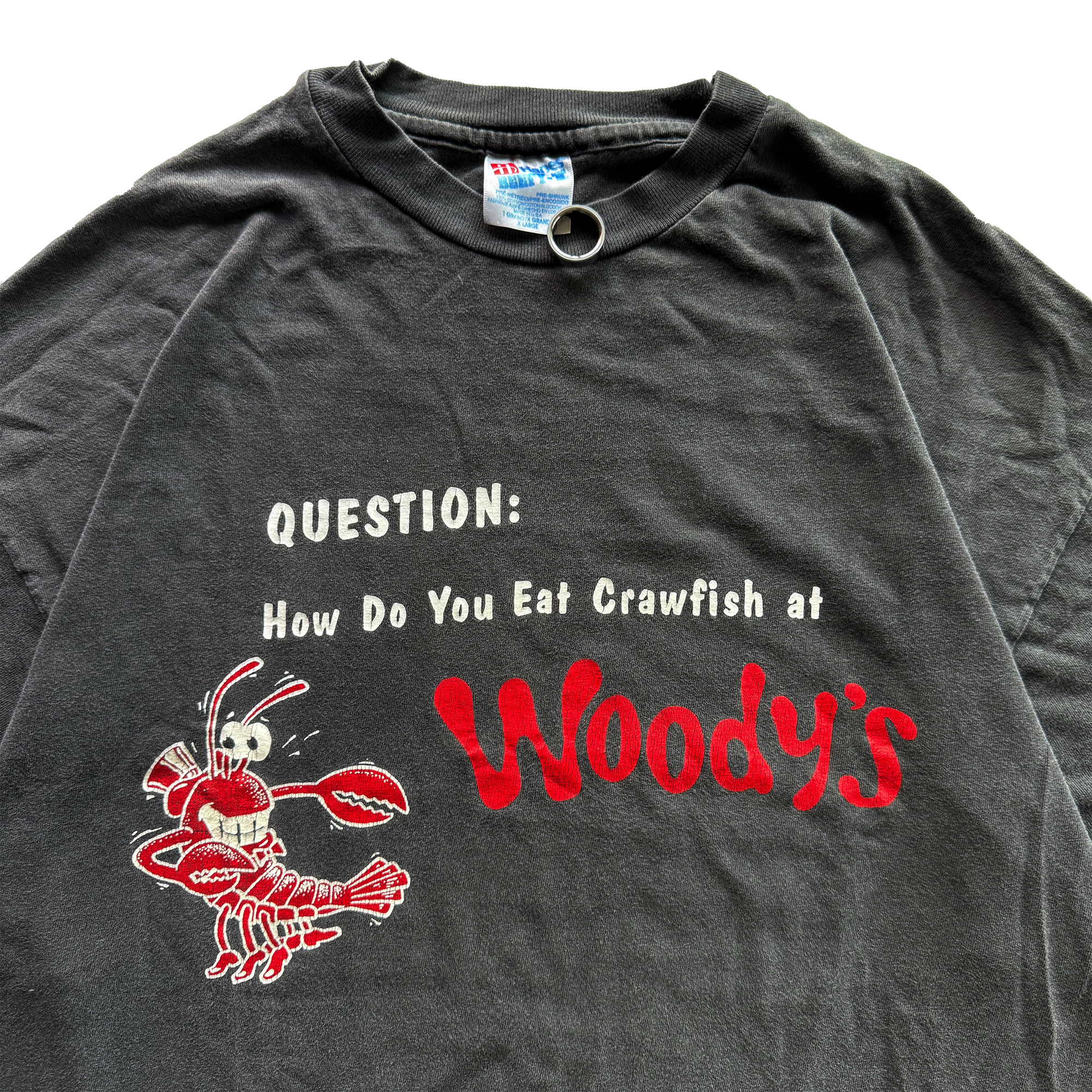 Vintage 1990s Woody's Crawfish Tee