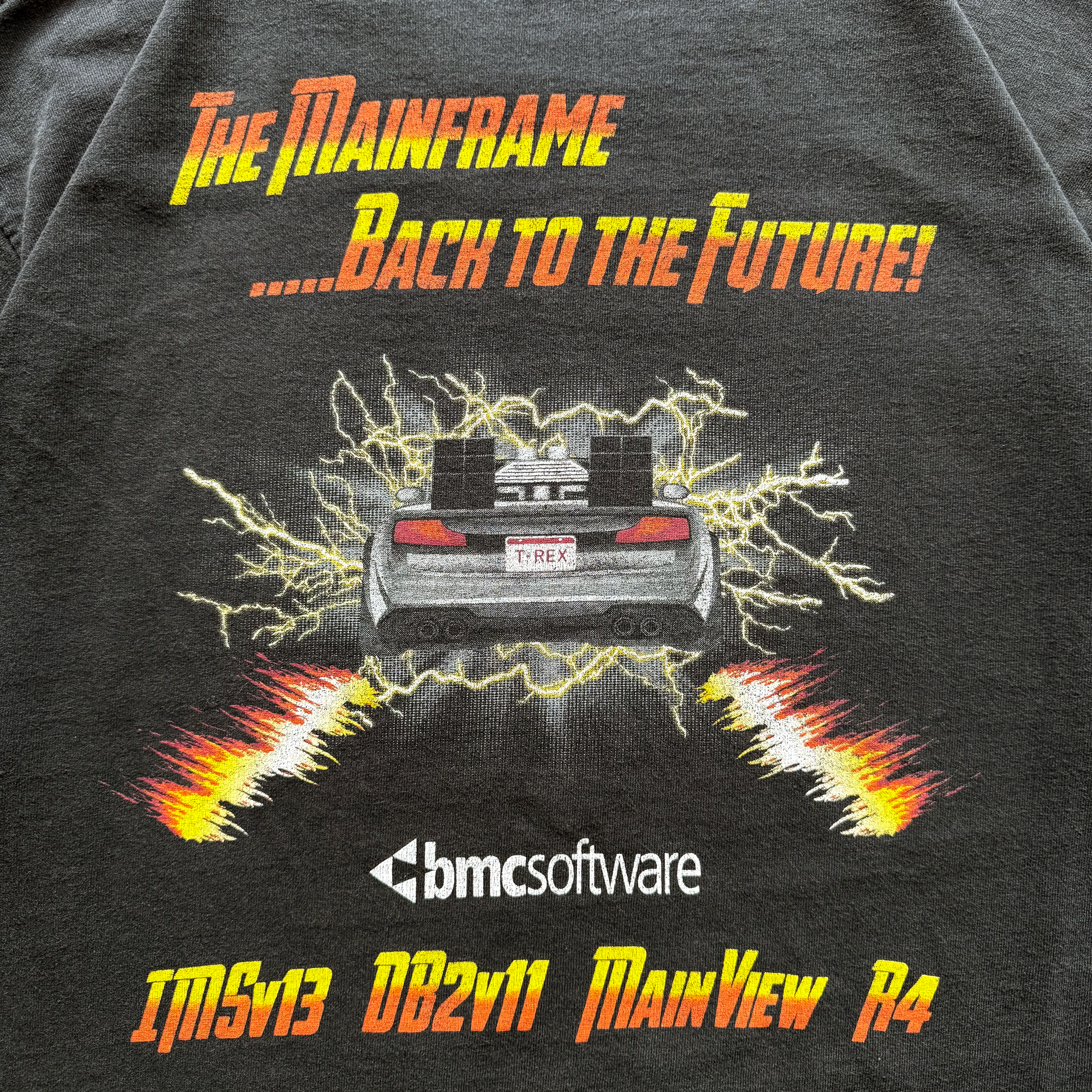 Vintage 2013 BMC Software "Back to the Future" Tee