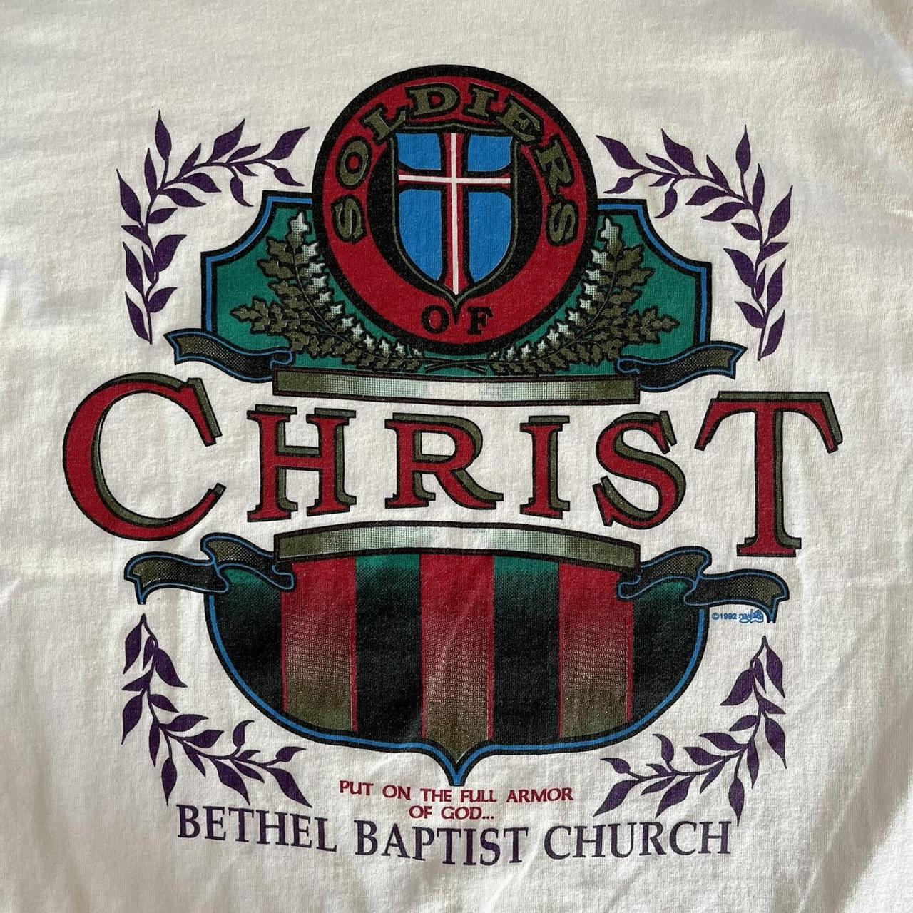Vintage 1992 Soldiers of Christ Tee
