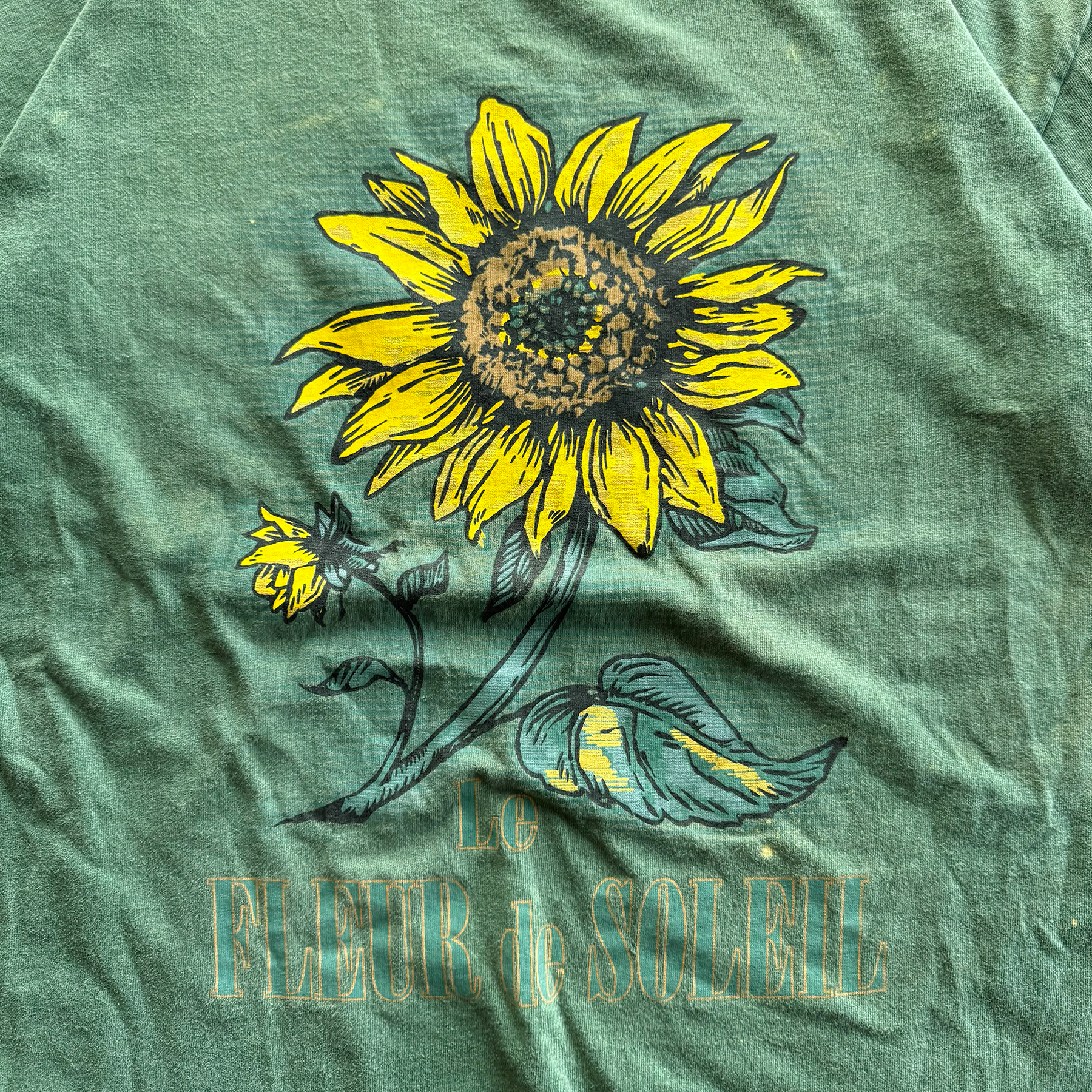 Vintage 1993 Sunflower "Le Fleur De Soleil" Tee